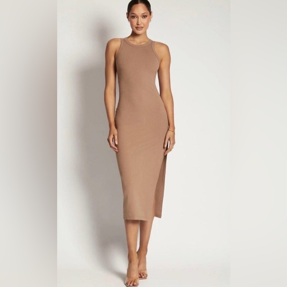 Meshki Viola Ribbed Midi Dress